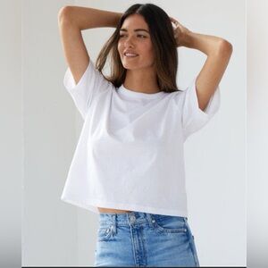 AYR The Practice Tee in Spa Knit™ White, size Large